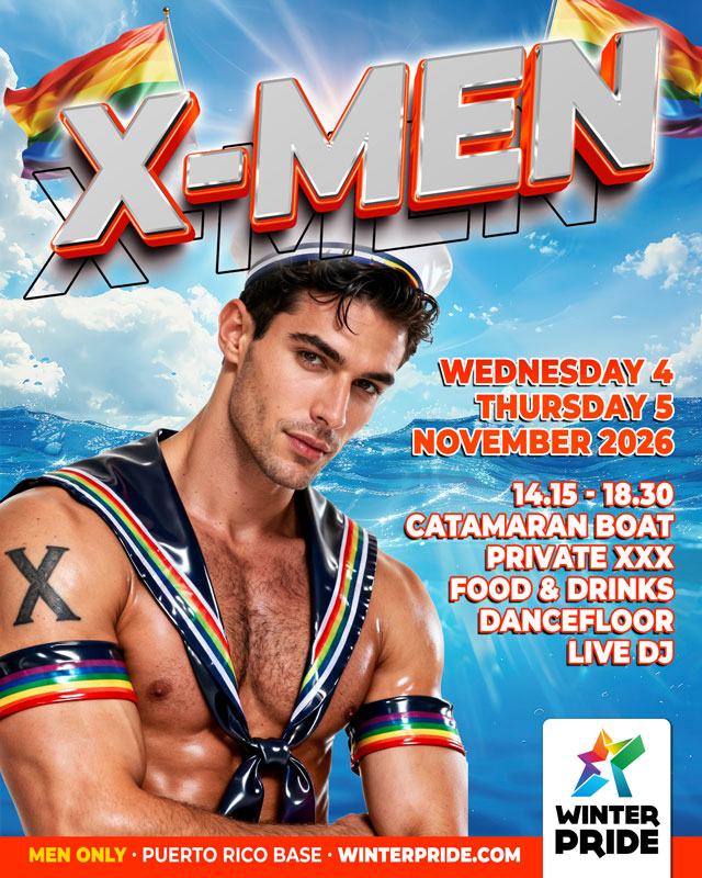 X-Men Only Boat Trip – Winter Pride